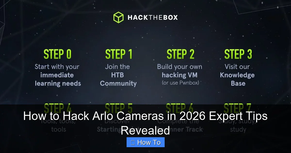 How to Hack Arlo Cameras in 2026 Expert Tips Revealed