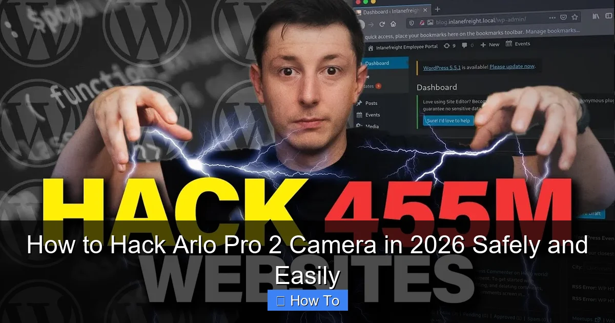 How to Hack Arlo Pro 2 Camera in 2026 Safely and Easily