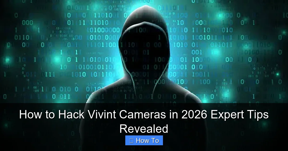How to Hack Vivint Cameras in 2026 Expert Tips Revealed