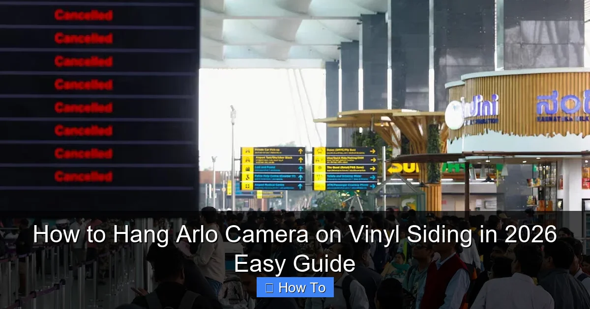 How to Hang Arlo Camera on Vinyl Siding in 2026 Easy Guide