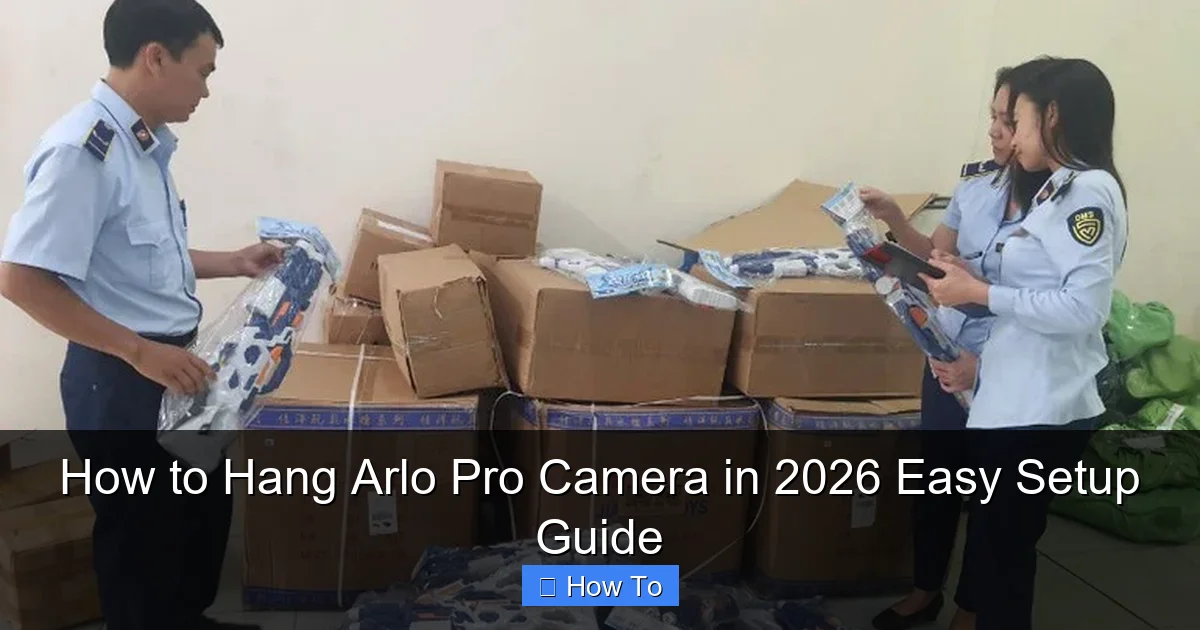 How to Hang Arlo Pro Camera in 2026 Easy Setup Guide