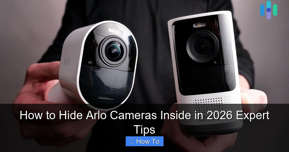 How to Hide Arlo Cameras Inside in 2026 Expert Tips