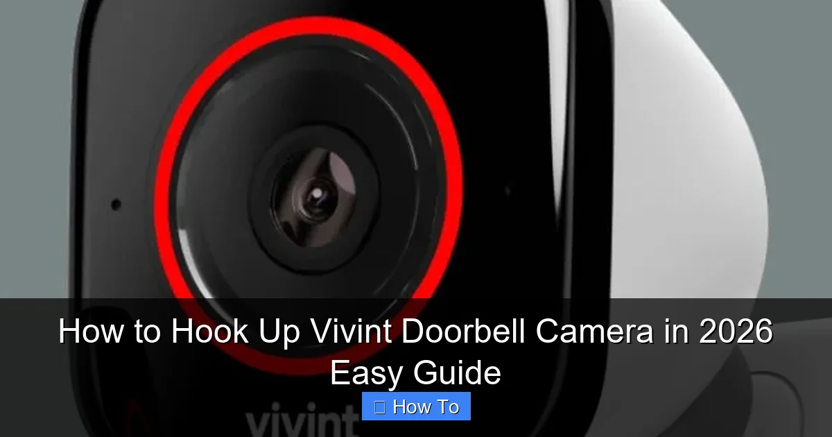 How to Hook Up Vivint Doorbell Camera in 2026 Easy Guide
