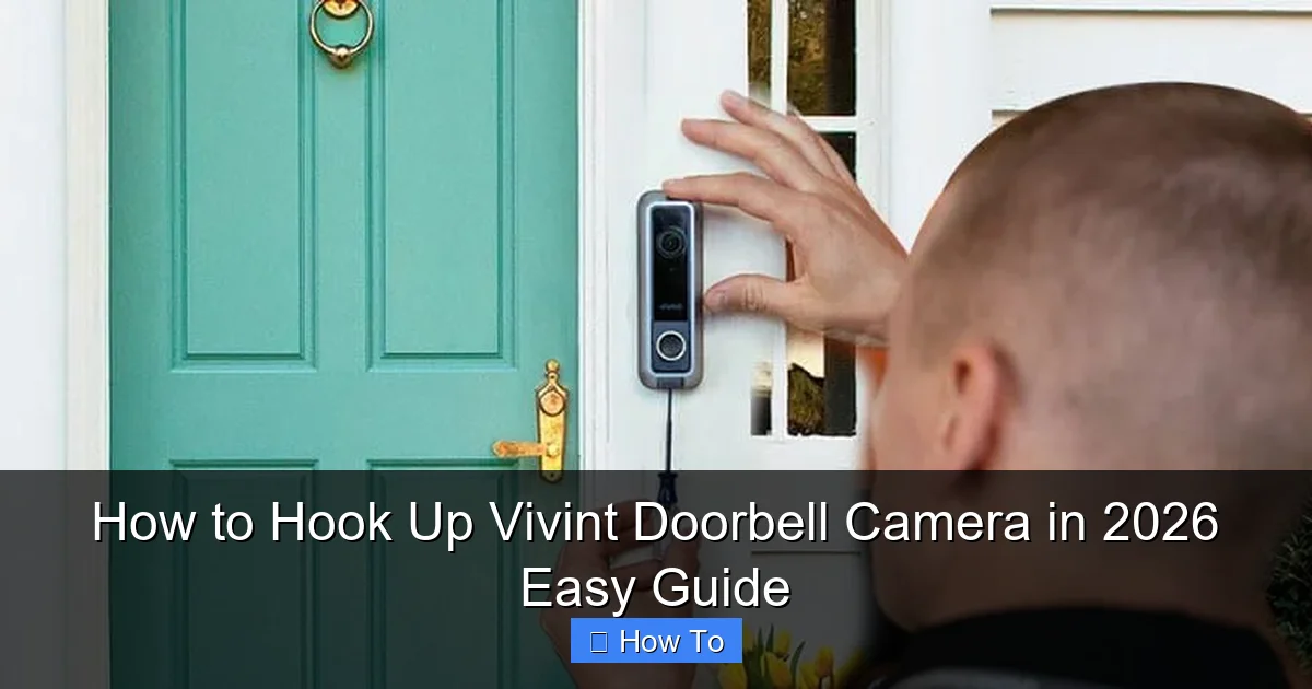 How to Hook Up Vivint Doorbell Camera in 2026 Easy Guide