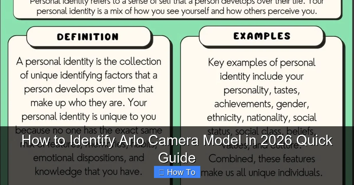 How to Identify Arlo Camera Model in 2026 Quick Guide