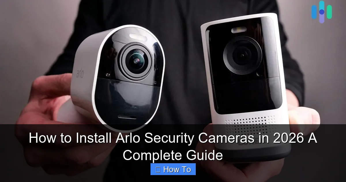How to Install Arlo Security Cameras in 2026 A Complete Guide