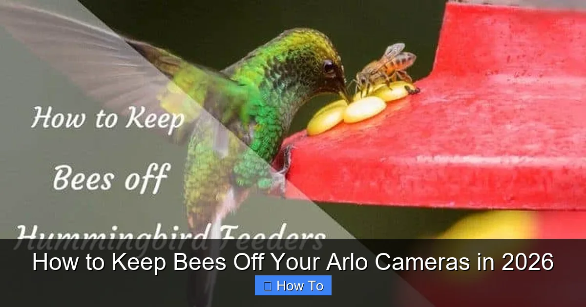How to Keep Bees Off Your Arlo Cameras in 2026