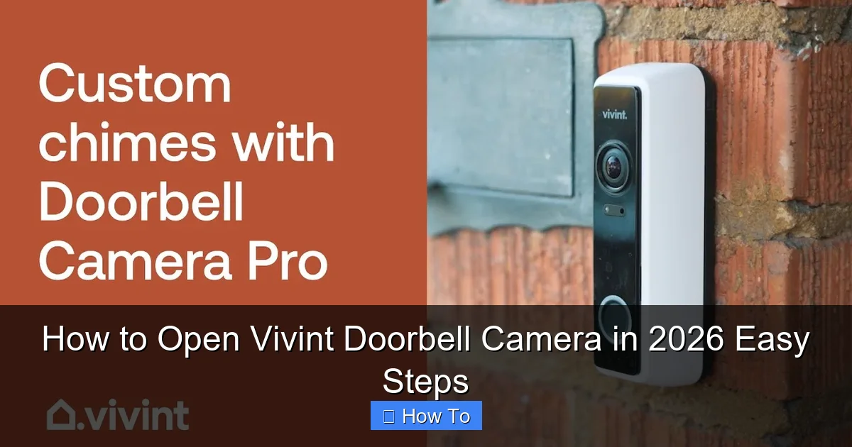 How to Open Vivint Doorbell Camera in 2026 Easy Steps