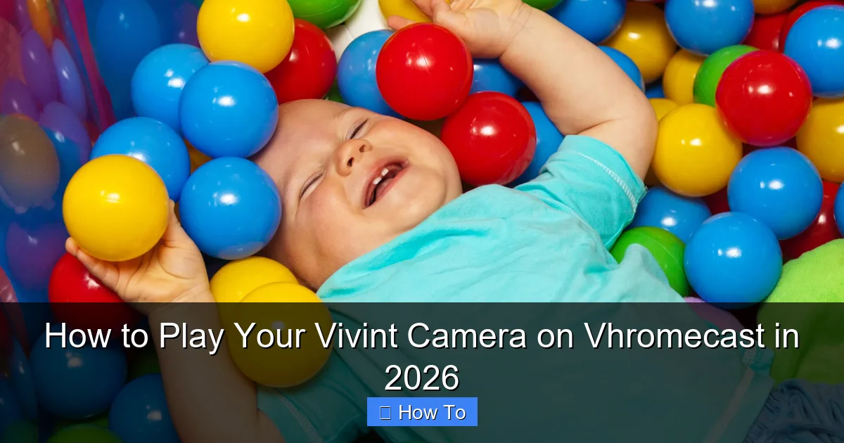 How to Play Your Vivint Camera on Vhromecast in 2026