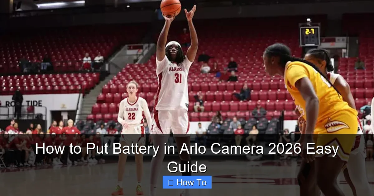 How to Put Battery in Arlo Camera 2026 Easy Guide
