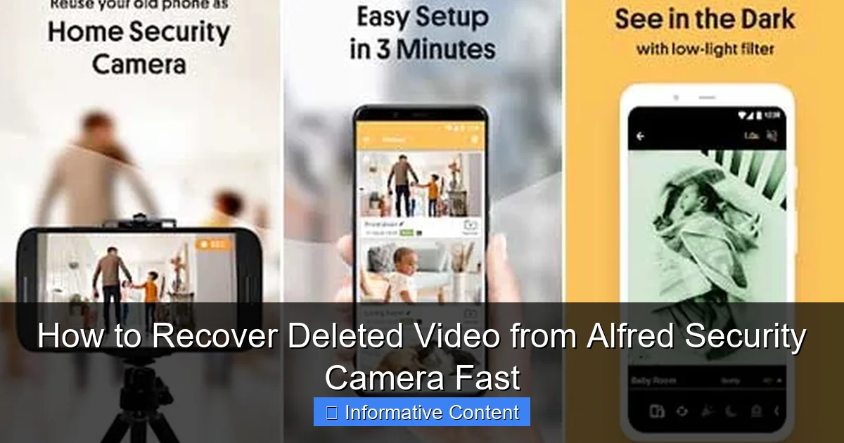 How to Recover Deleted Video from Alfred Security Camera Fast