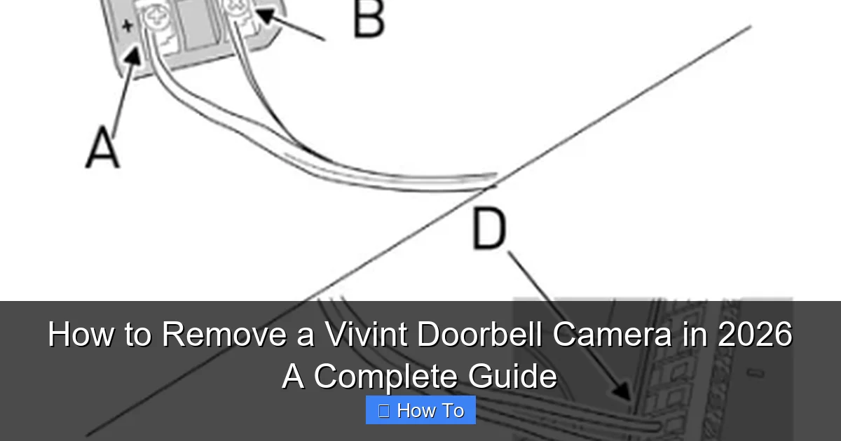 How to Remove a Vivint Doorbell Camera in 2026 A Complete Guide