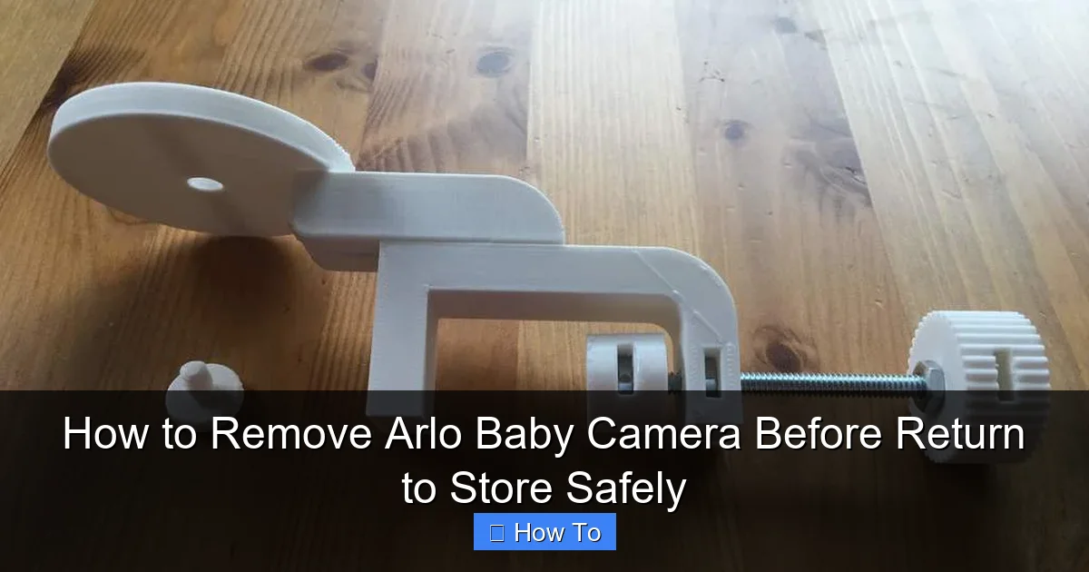 How to Remove Arlo Baby Camera Before Return to Store Safely