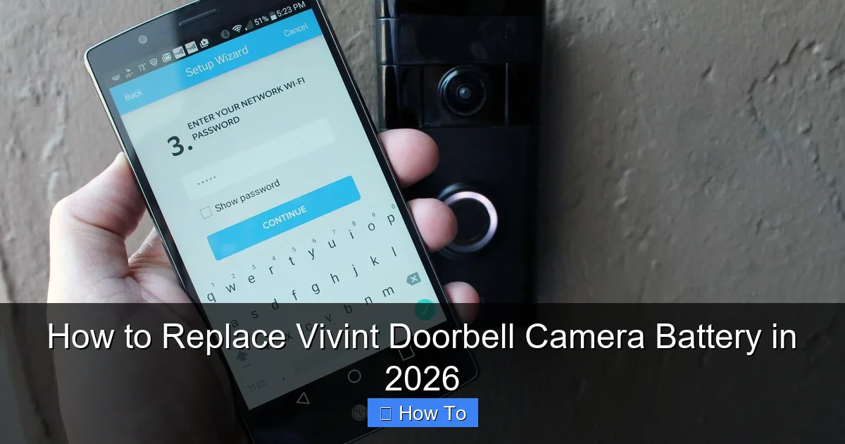 How to Replace Vivint Doorbell Camera Battery in 2026