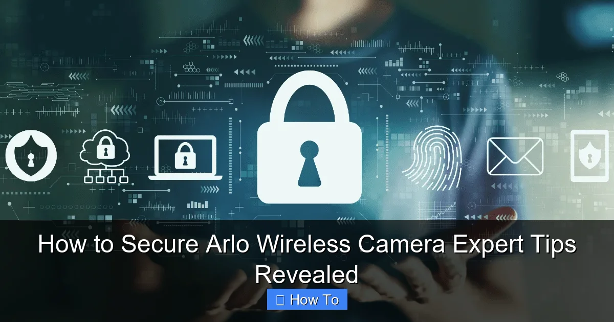 How to Secure Arlo Wireless Camera Expert Tips Revealed
