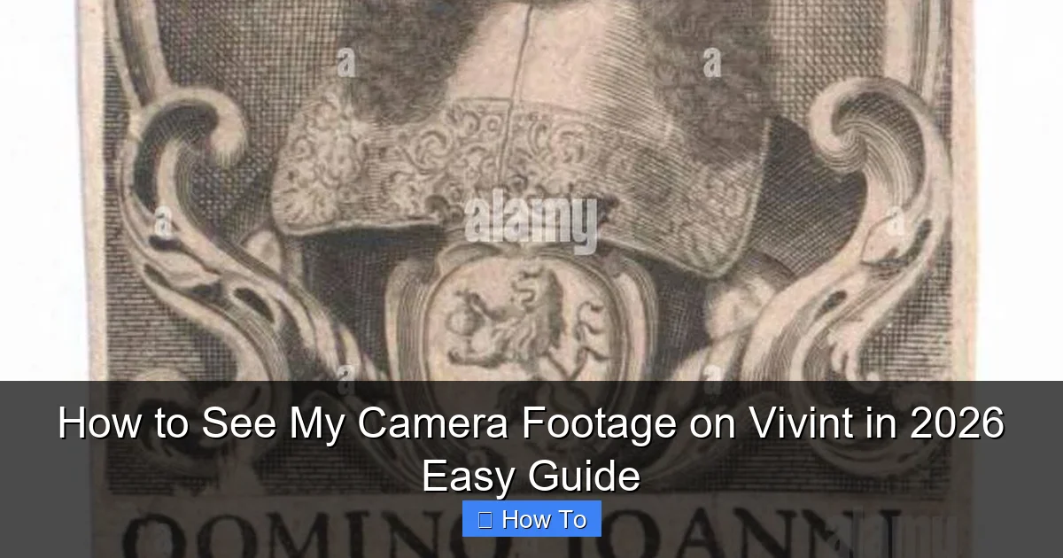 How to See My Camera Footage on Vivint in 2026 Easy Guide