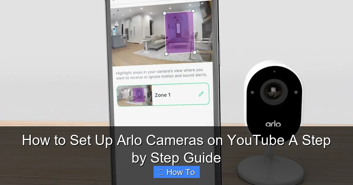 How to Set Up Arlo Cameras on YouTube A Step by Step Guide