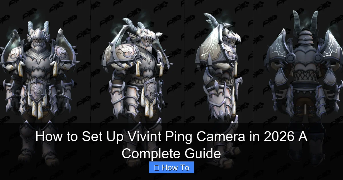 How to Set Up Vivint Ping Camera in 2026 A Complete Guide