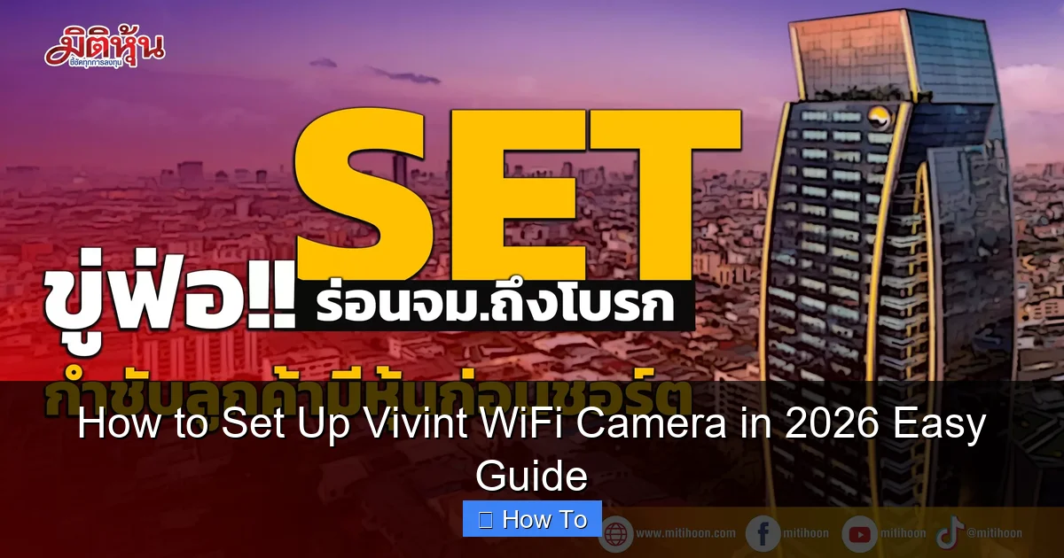 How to Set Up Vivint WiFi Camera in 2026 Easy Guide