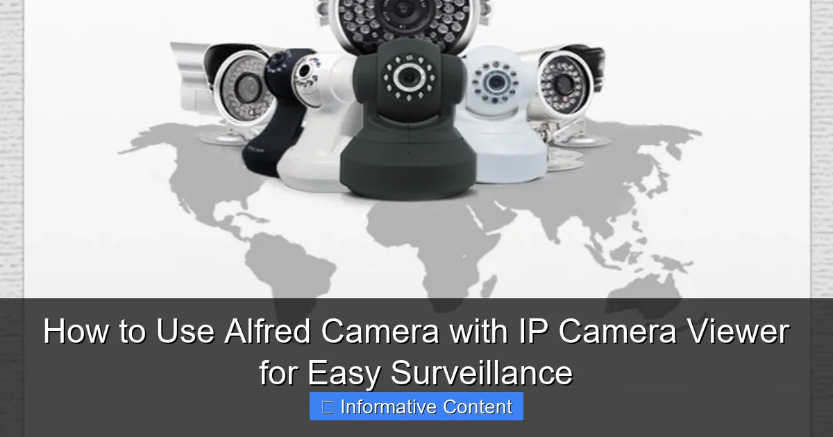 How to Use Alfred Camera with IP Camera Viewer for Easy Surveillance