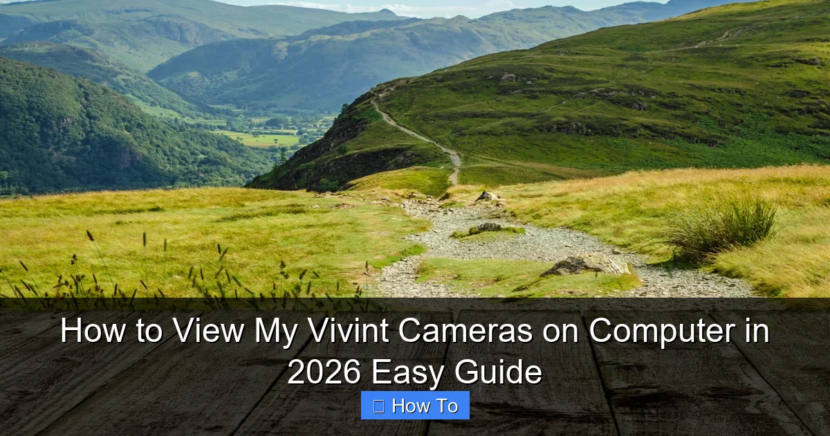 How to View My Vivint Cameras on Computer in 2026 Easy Guide