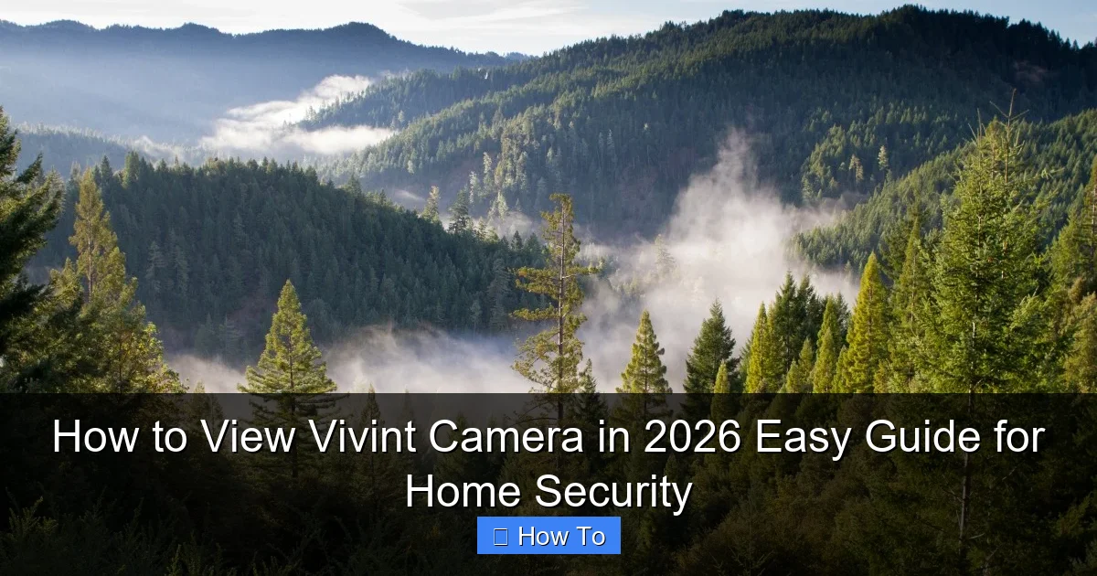 How to View Vivint Camera in 2026 Easy Guide for Home Security