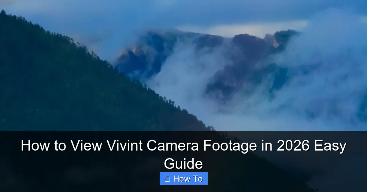 How to View Vivint Camera Footage in 2026 Easy Guide