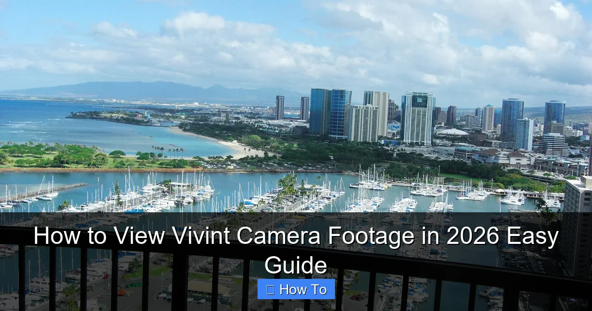 How to View Vivint Camera Footage in 2026 Easy Guide