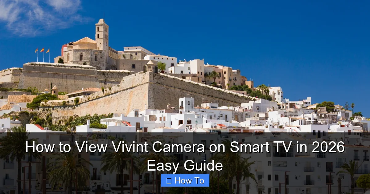 How to View Vivint Camera on Smart TV in 2026 Easy Guide