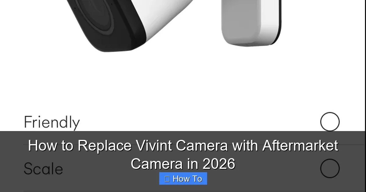 How to Replace Vivint Camera with Aftermarket Camera in 2026