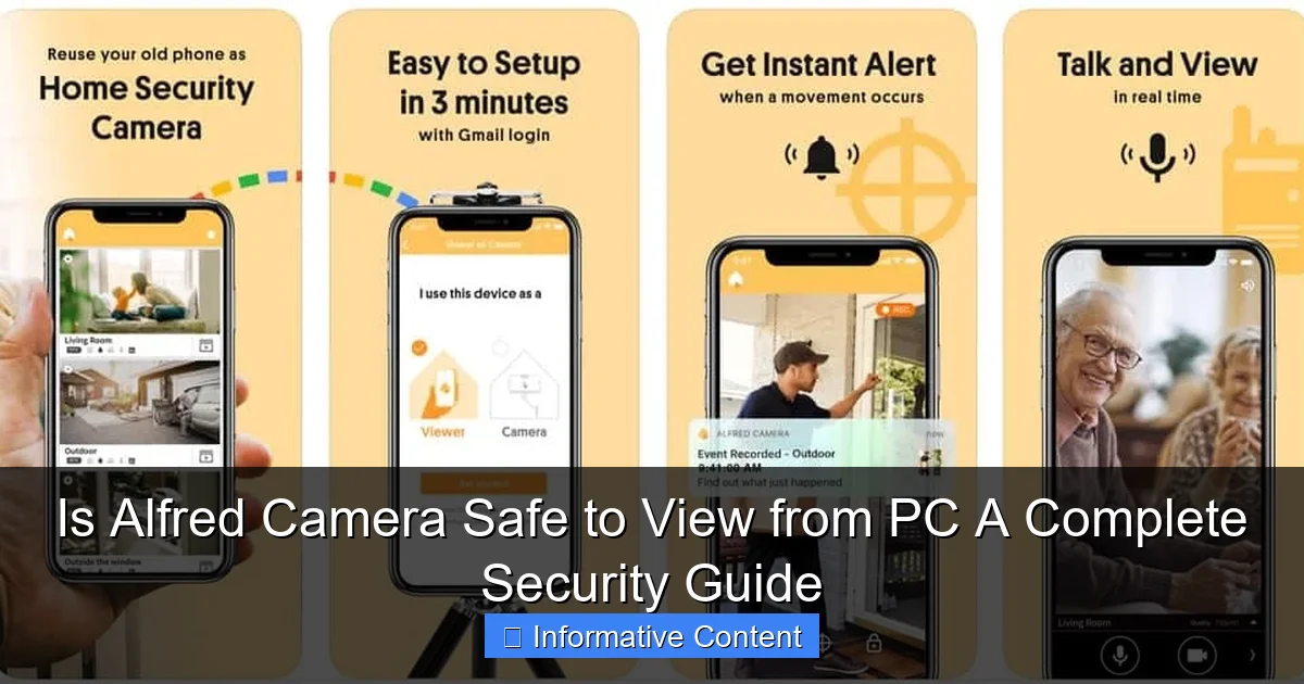 Is Alfred Camera Safe to View from PC A Complete Security Guide