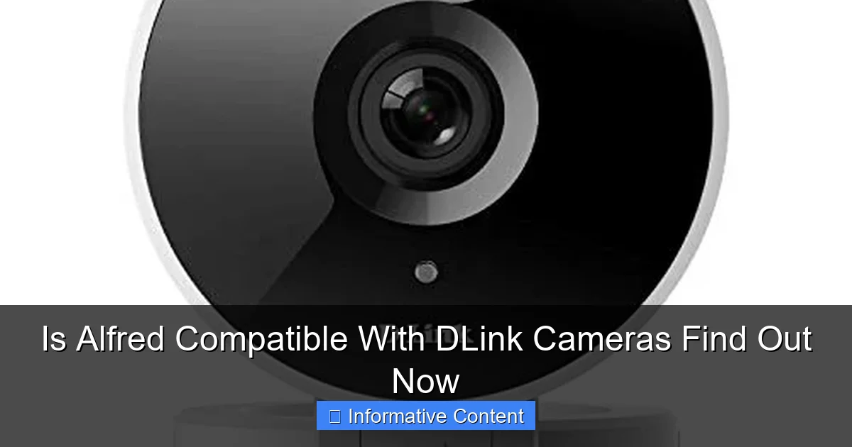 Is Alfred Compatible With DLink Cameras Find Out Now