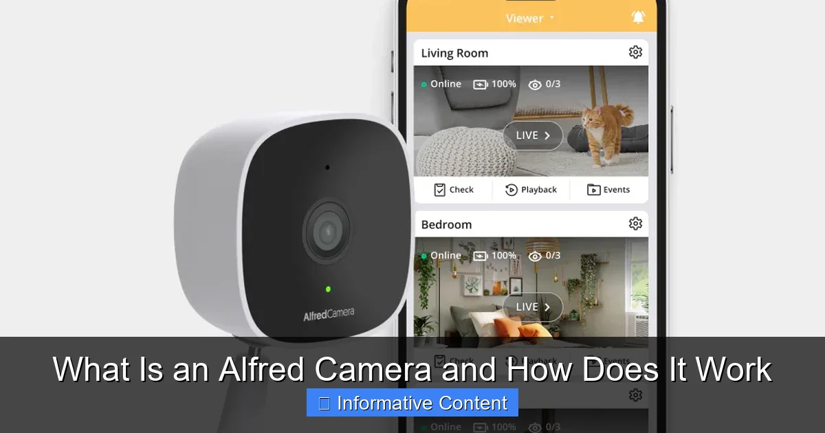 What Is an Alfred Camera and How Does It Work