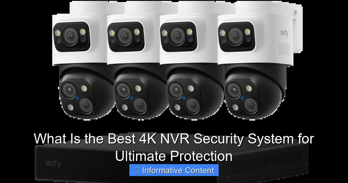 What Is the Best 4K NVR Security System for Ultimate Protection