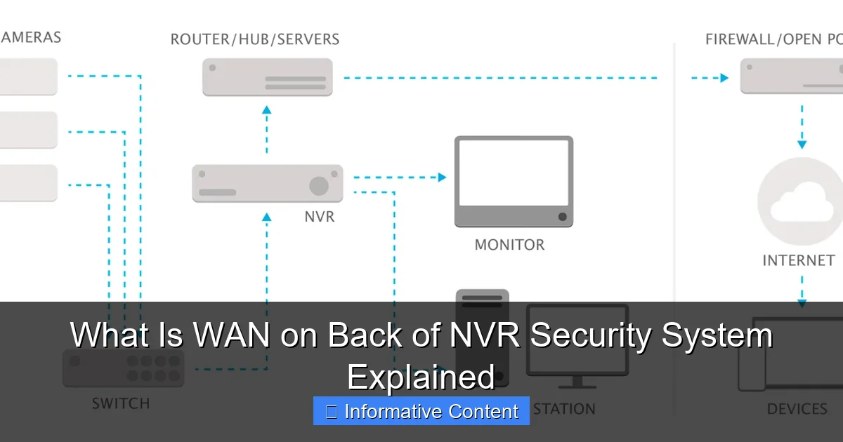 What Is WAN on Back of NVR Security System Explained