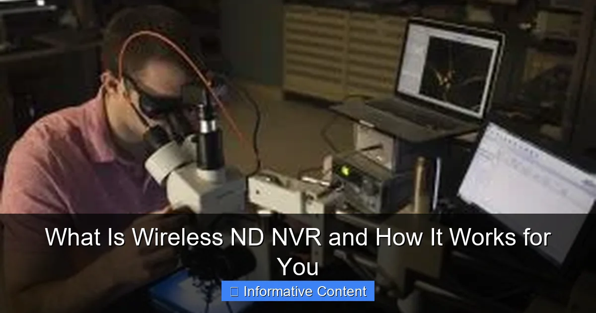 What Is Wireless ND NVR and How It Works for You