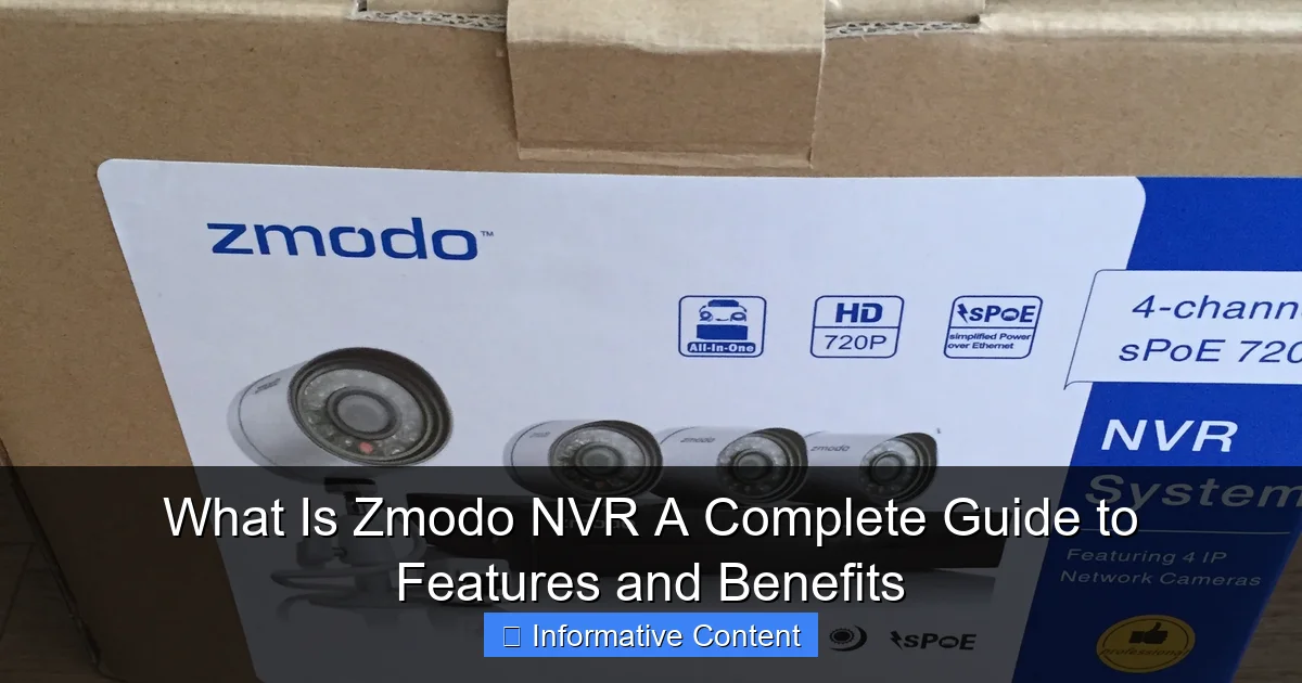 What Is Zmodo NVR A Complete Guide to Features and Benefits