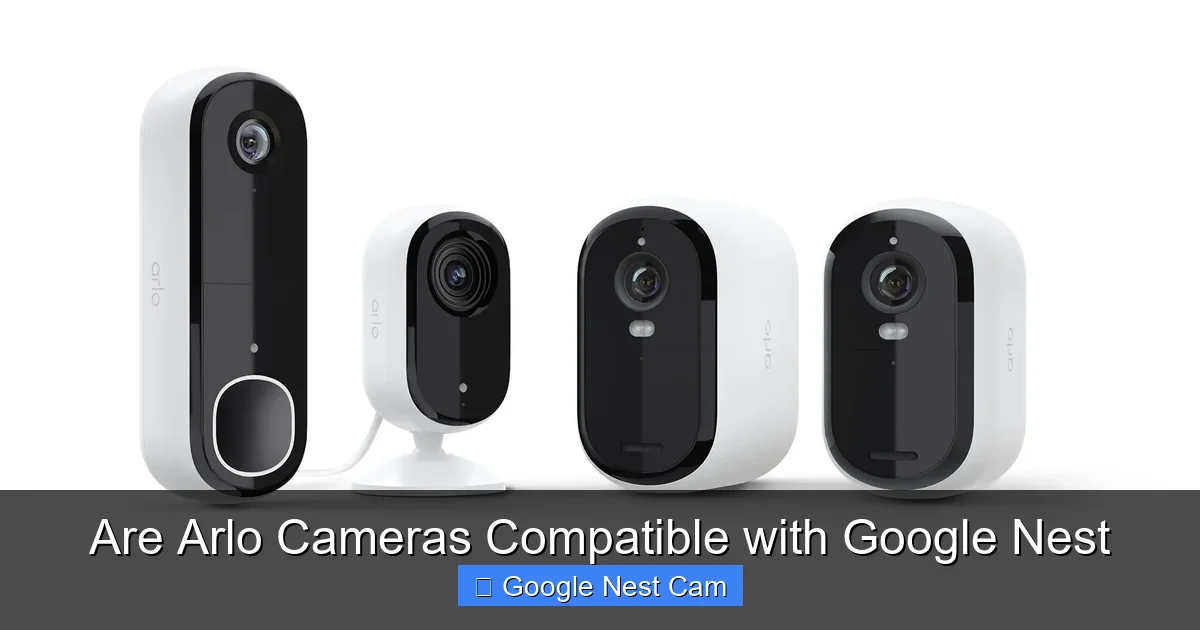 Are Arlo Cameras Compatible with Google Nest