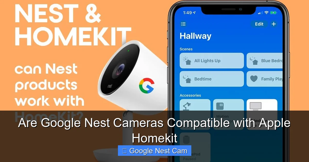 Are Google Nest Cameras Compatible with Apple Homekit