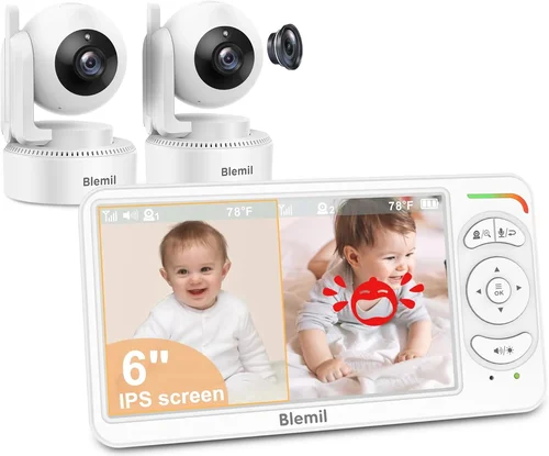 Blemil 6" Baby Monitor with 2
