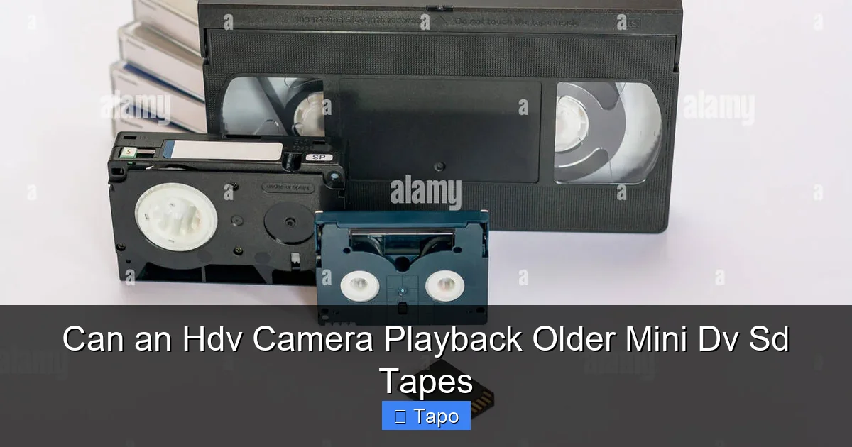 Can an Hdv Camera Playback Older Mini Dv Sd Tapes