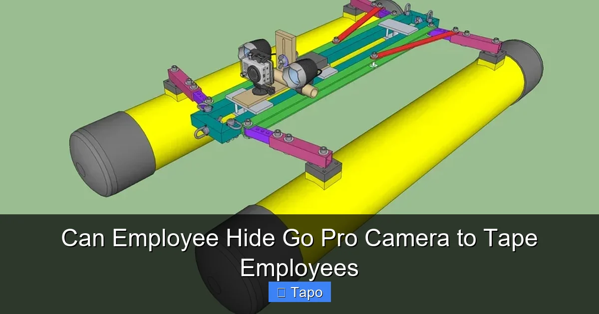 Can Employee Hide Go Pro Camera to Tape Employees