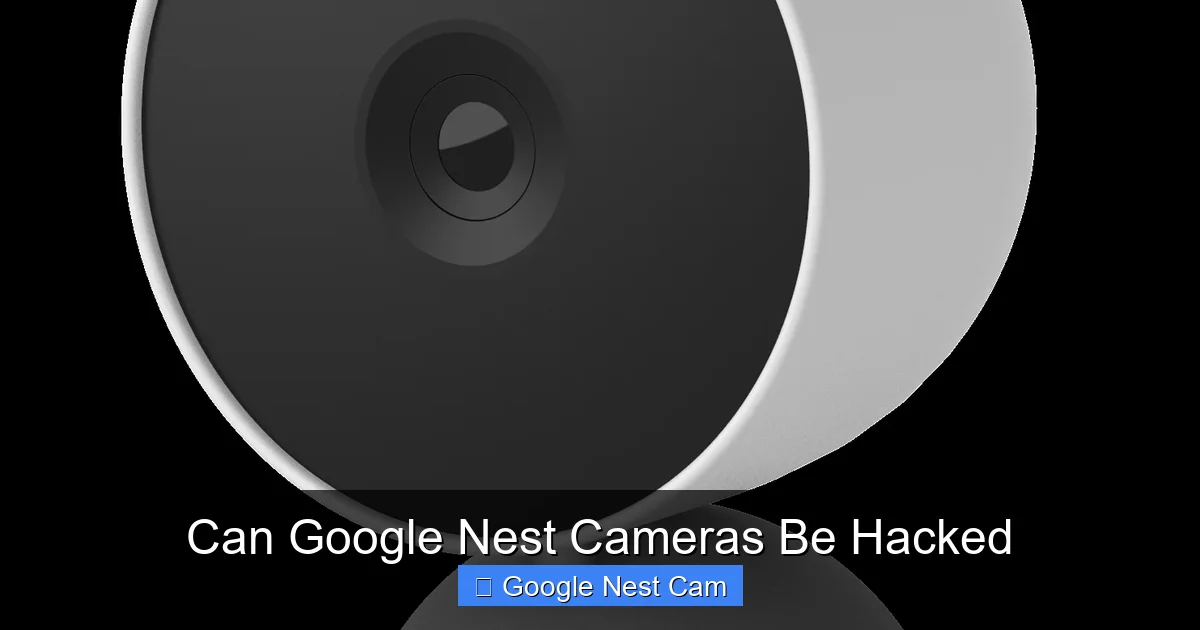 Can Google Nest Cameras Be Hacked