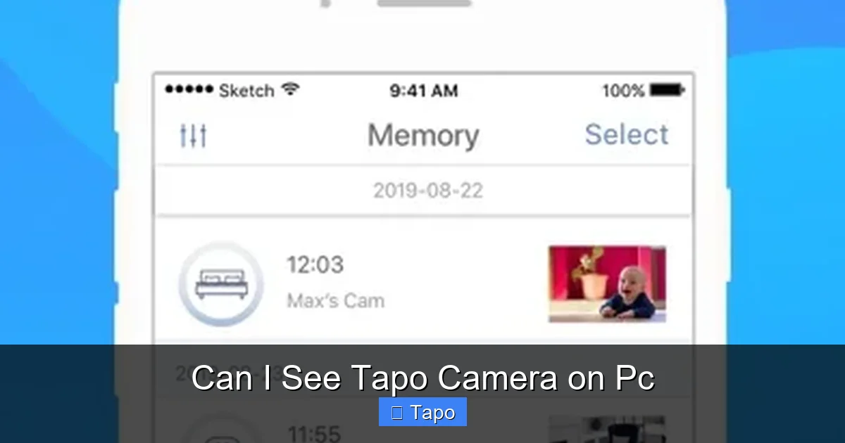 Can I See Tapo Camera on Pc