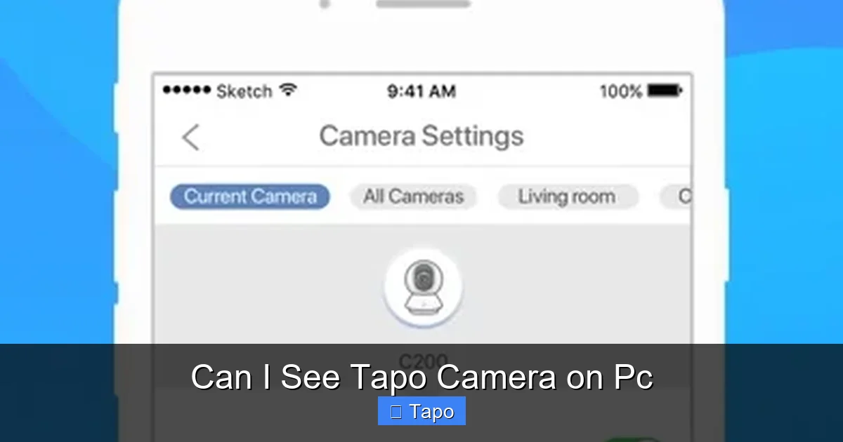 Can I See Tapo Camera on Pc