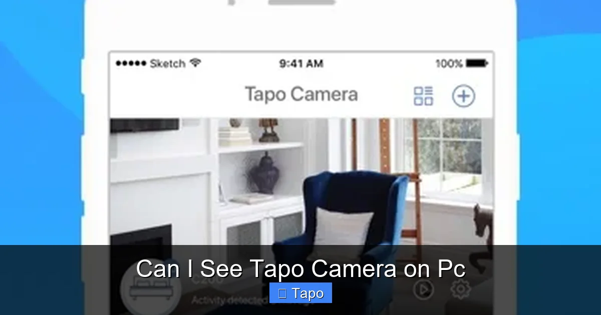 Can I See Tapo Camera on Pc