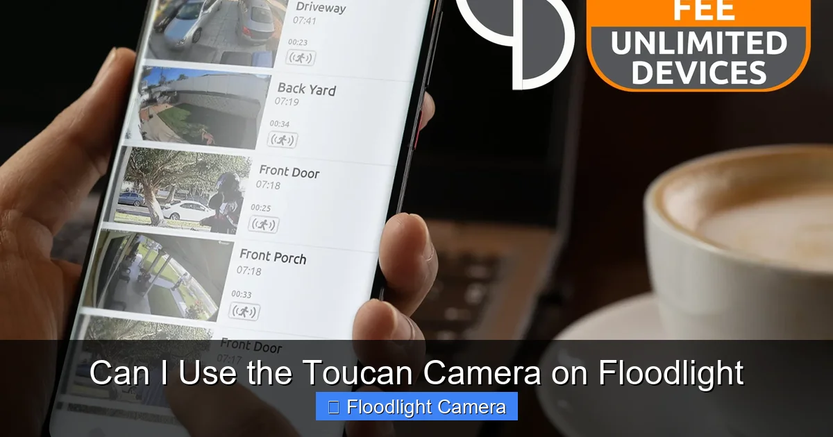 Can I Use the Toucan Camera on Floodlight
