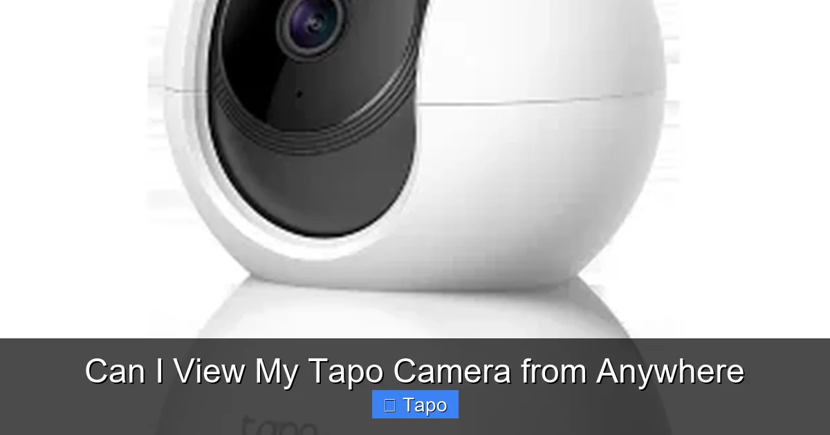 Can I View My Tapo Camera from Anywhere
