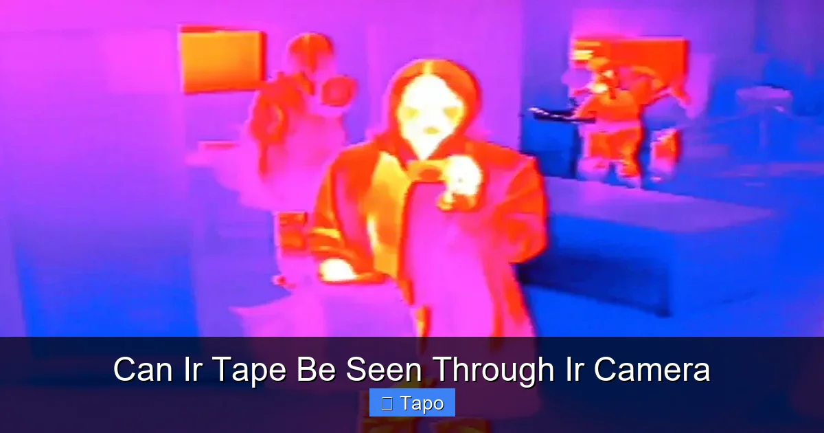 Can Ir Tape Be Seen Through Ir Camera