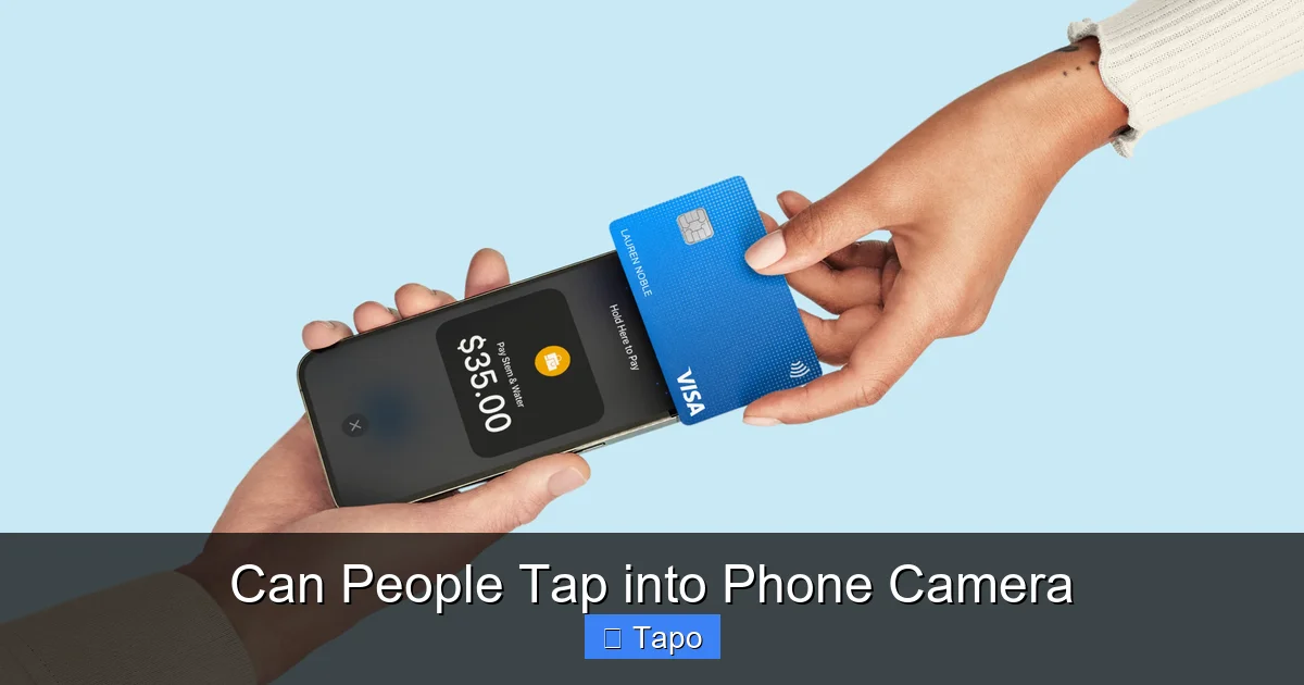 Can People Tap into Phone Camera